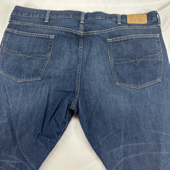 Polo Ralph‎ Lauren Varick Slim Straight Denim Jeans Mens Blue Size 42x32 - Picture 6 of 9